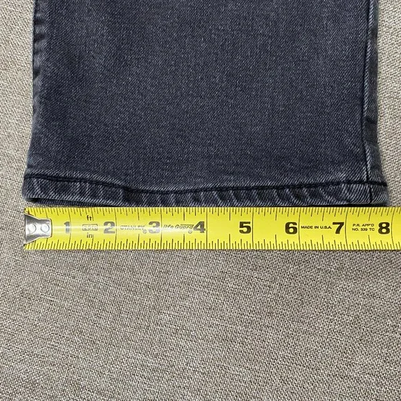 Levi's Ribcage Straight Ankle Denim Jeans Women's 27 High Rise Gray Casual Pants - Picture 13 of 14